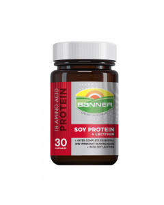 Banner Soy Protein+Lecithin แบนเนอร์ โปรตีน 30 เม็ด