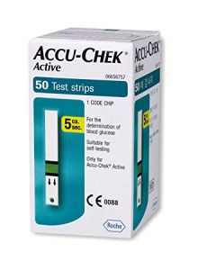 ACCU-CHEK แผ่นวัดน้ำตาล ACTIVE RBX25PC [64151] EXP05/23