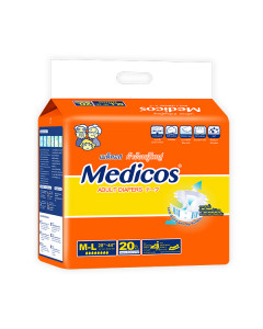 Medicos ผ้าอ้อมเทปผู้ใหญ่ ไซส์ M-L 20 ชิ้น