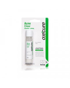 Oxe Cure Acne Clear Powder Lotion 25ml แป้งน้ำโลชั่น สำหรับผิวที่เป็นสิวผด